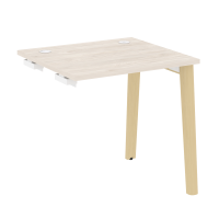 Onix Wood Стол-приставка OW.SPR-0.7 Денвер Светлый/Дуб Светлый/Металл Белый 780*720*750