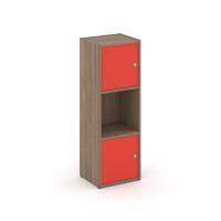 Locker plus Комплект №1 LK.K-001 Дуб Аризона/Красный 408*350*1203