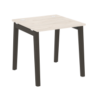 Onix Wood Стол письменный OW.SP-0.8 Денвер Светлый/Дуб Темный/Металл Антрацит 780*800*750