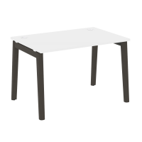 Onix Wood Стол письменный OW.SP-2.8 Белый Бриллиант/Дуб Темный/Металл Антрацит 1180*800*750