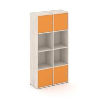 Locker plus Комплект №5 LK.K-005 Денвер Светлый/Оранжевый 798*350*1593