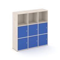 Locker plus Комплект №3 LK.K-003 Денвер Светлый/Синий 1188*350*1203