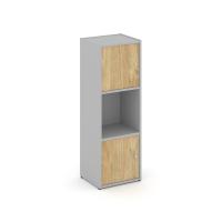Locker plus Комплект №1 LK.K-001 Серый/Тиквуд Светлый 408*350*1203