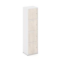 Locker plus Комплект №4 LK.K-004 Белый/Денвер Светлый 408*350*1593