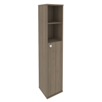 Style Шкаф высокий узкий правый Л.СУ-1.6 (R) Вяз Благородный 412*410*1980
