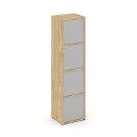 Locker plus Комплект №4 LK.K-004 Тиквуд Светлый/Серый 408*350*1593
