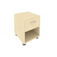 Light Тумба прикроватная с нишей и ящиком С-ТПЯ-3 Клен 400*450*500