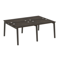 Onix Wood Рабочая станция OW.D.RS-4.1.7 Дуб Мали/Дуб Темный/Металл Антрацит 1960*1475*750