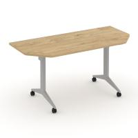 X-Pull Стол складной мобильный X.M-7.T2 Тиквуд Светлый/Металл Серый 1580*720*753