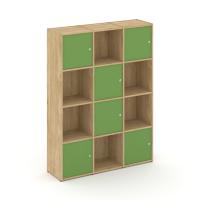 Locker plus Комплект №6 LK.K-006 Тиквуд Светлый/Зеленый 1188*350*1593