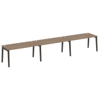 Onix Wood Рабочая станция OW.RS-3.4.8 Дуб Аризона/Дуб Темный/Металл Антрацит 4740*800*750
