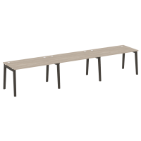 Onix Wood Рабочая станция OW.RS-3.3.8 Дуб Аттик/Дуб Темный/Металл Антрацит 4140*800*750