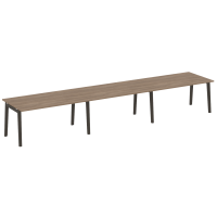 Onix Wood Стол переговорный (3 столешницы) OW.PRG-3.4 Дуб Аризона/Дуб Темный/Металл Антрацит 4740*980*750