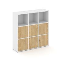 Locker plus Комплект №3 LK.K-003 Белый/Тиквуд Светлый 1188*350*1203