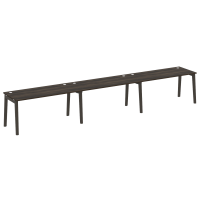 Onix Wood Рабочая станция OW.RS-3.4.8 Дуб Мали/Дуб Темный/Металл Антрацит 4740*800*750