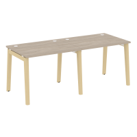 Onix Wood Рабочая станция OW.RS-2.1.8 Дуб Аттик/Дуб Светлый/Металл Белый 1960*800*750