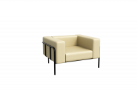 Flex Диван одноместный FLX-1 Art-vision 124/Металл Черный 1100 *915*690