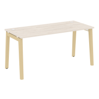 Onix Wood Стол письменный OW.SP-4.7 Денвер Светлый/Дуб Светлый/Металл Белый 1580*720*750