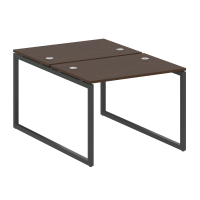 Metal System Quattro Рабочая станция на О-образном м/к 40БО.РАС-СП-2.1 Венге Цаво/Металл Антрацит 1000*1475*750