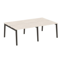 Onix Wood Рабочая станция OW.D.RS-4.2.7 Денвер Светлый/Дуб Темный/Металл Антрацит 2360*1475*750