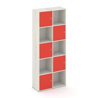 Locker plus Комплект №8 LK.K-008 Дуб Наварра/Красный 798*350*1983