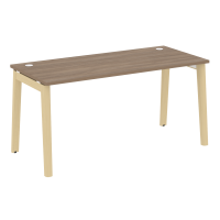 Onix Wood Стол письменный OW.SP-4.7 Дуб Аризона/Дуб Светлый/Металл Белый 1580*720*750