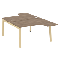 Onix Wood Рабочая станция OW.D.SA-3 Дуб Аризона/Дуб Светлый/Металл Белый 1380*2395*750 (1635/460)