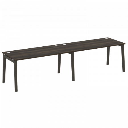 Onix Wood Рабочая станция OW.RS-2.4.8 Дуб Мали/Дуб Темный/Металл Антрацит 3160*800*750