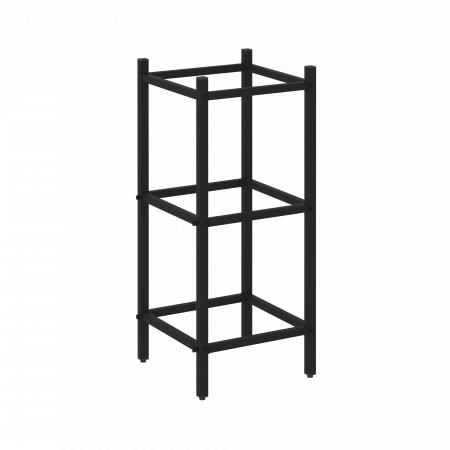 Loft Угловой проходной переходной модуль VR.L-SL.UPK-1.2.2 Металл Черный 446*446*1047