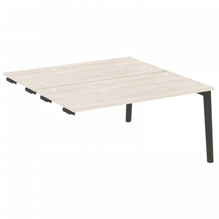 Onix Wood Стол-приставка двойной OW.D.SPR-4.8 Денвер Светлый/Дуб Темный/Металл Антрацит 1580*1635*750