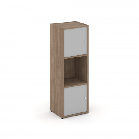Locker plus Комплект №1 LK.K-001 Дуб Аризона/Серый 408*350*1203