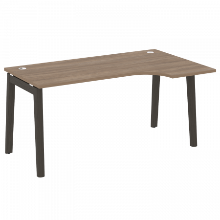 Onix Wood Стол эргономичный правый OW.SA-1 (R) Дуб Аризона/Дуб Темный/Металл Антрацит 1580*980*750 (720/460)