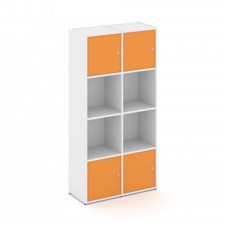 Locker plus Комплект №5 LK.K-005 Белый/Оранжевый 798*350*1593