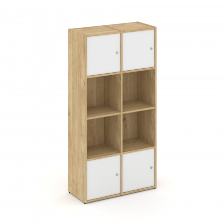 Locker plus Комплект №5 LK.K-005 Тиквуд Светлый/Белый 798*350*1593