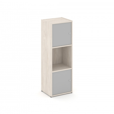 Locker plus Комплект №1 LK.K-001 Денвер Светлый/Серый 408*350*1203