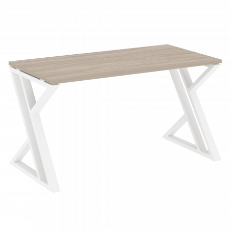 Loft Стол рабочий VR.L-SRZ-3.7 Дуб Аттик/Металл Белый 1380*720*750