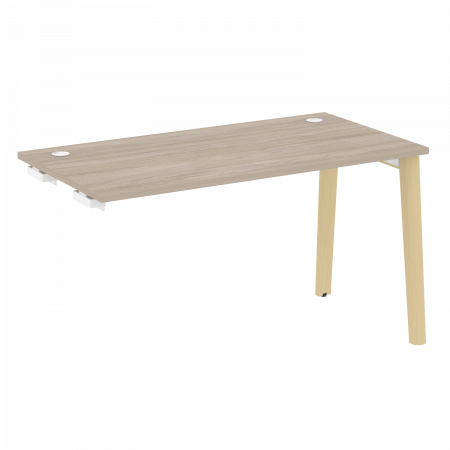 Onix Wood Стол-приставка OW.SPR-3.7 Дуб Аттик/Дуб Светлый/Металл Белый 1380*720*750