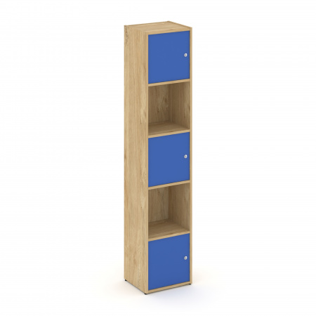 Locker plus Комплект №7 LK.K-007 Тиквуд Светлый/Синий 408*350*1983