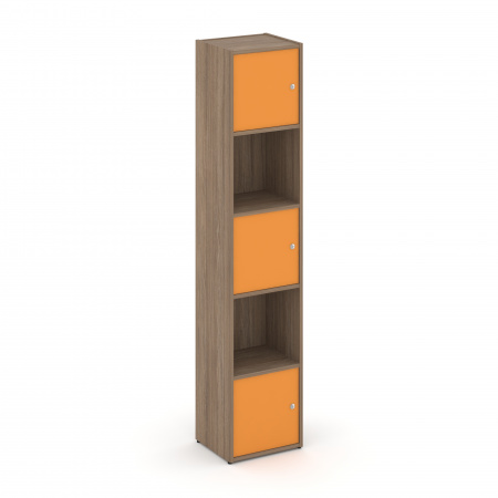 Locker plus Комплект №7 LK.K-007 Дуб Аризона/Оранжевый 408*350*1983