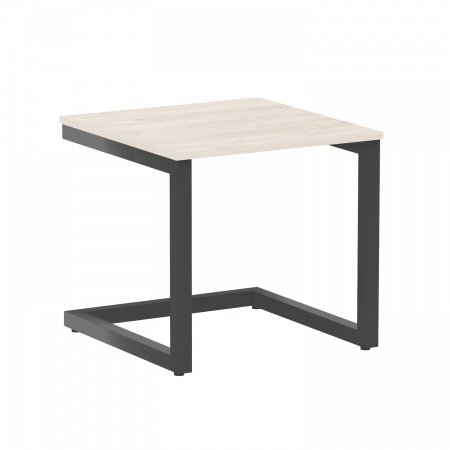 Home Office Стол журнальный VR.SP-2-58.G Денвер Светлый/Металл Антрацит 580*600*550
