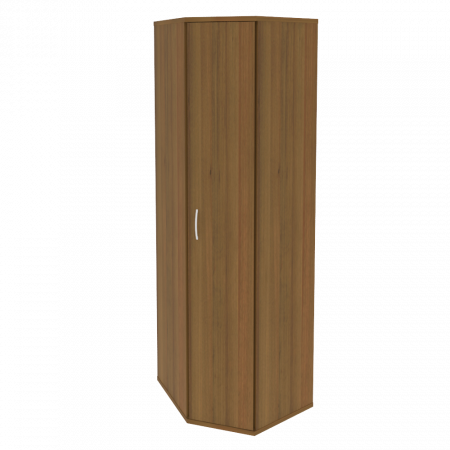Riva Стеллаж уголовой с дверью А.СТ-1.10 Орех Гварнери 600*600*1975
