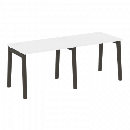 Onix Wood Рабочая станция OW.RS-2.1.7 Белый Бриллиант/Дуб Темный/Металл Антрацит 1960*720*750