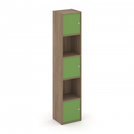 Locker plus Комплект №7 LK.K-007 Дуб Аризона/Зеленый 408*350*1983