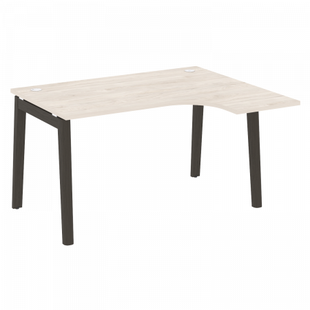 Onix Wood Стол эргономичный правый OW.SA-3 (R) Денвер Светлый/Дуб Темный/Металл Антрацит 1380*1180*750 (800/460)