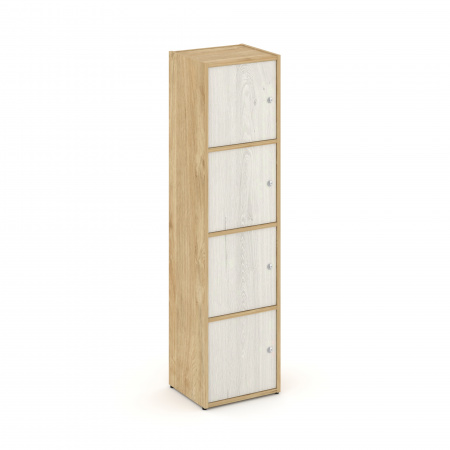 Locker plus Комплект №4 LK.K-004 Тиквуд Светлый/Дуб Наварра 408*350*1593