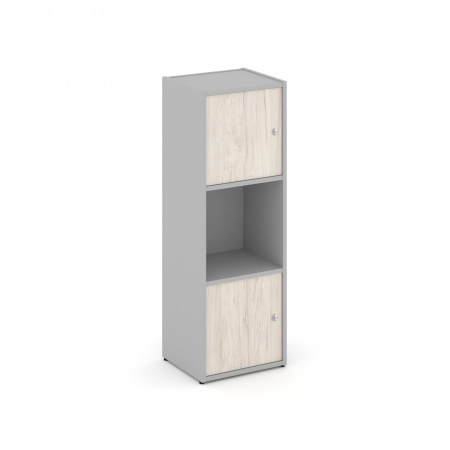 Locker plus Комплект №1 LK.K-001 Серый/Денвер Светлый 408*350*1203