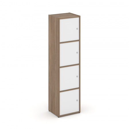Locker plus Комплект №4 LK.K-004 Дуб Аризона/Белый 408*350*1593