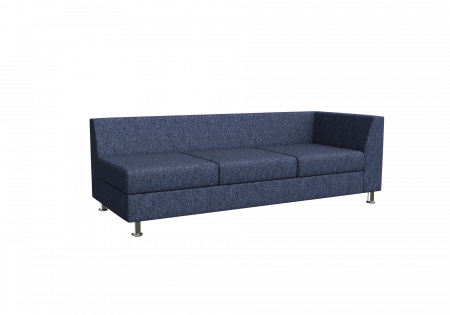 Prime Секция с подлокотником  трехместная левая PR.SP-3 (L) Elain 14 1950*800*640