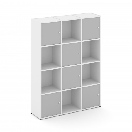 Locker plus Комплект №6 LK.K-006 Белый/Серый 1188*350*1593