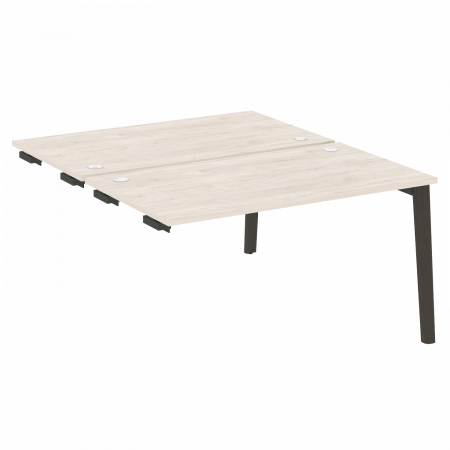 Onix Wood Стол-приставка двойной OW.D.SPR-3.8 Денвер Светлый/Дуб Темный/Металл Антрацит 1380*1635*750
